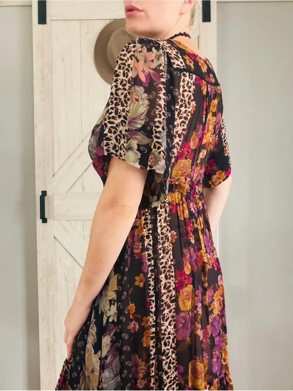 Johnny Was Patchwork Maxi Dress - Picture 9 of 13